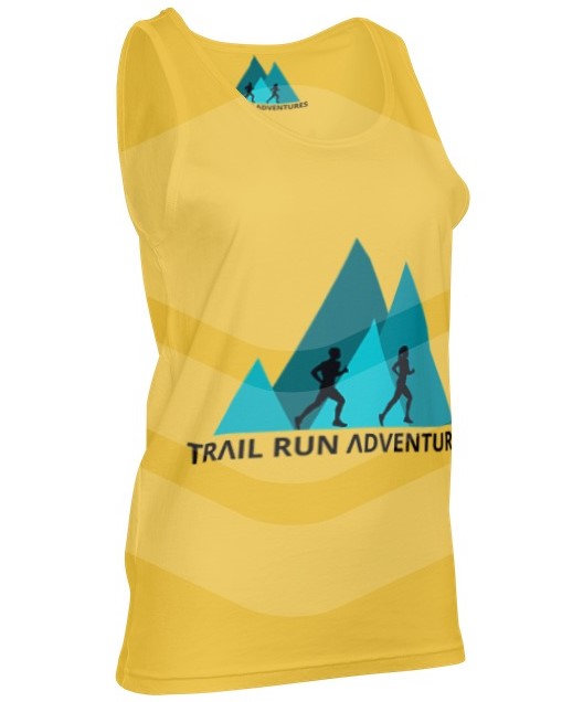 Women Trail Top Yellow